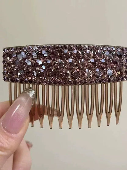 Elegant Diamond Inverted Comb for Women, High-End Rhinestone Hair Comb, Loose Hair Organizer, 2026 New Hair Accessory Hairpin