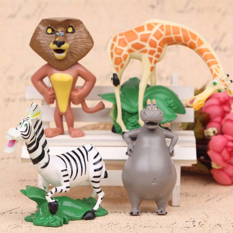 Bambi Madagascar plus Bambi 7 figures baking decoration dolls children's doll ornaments