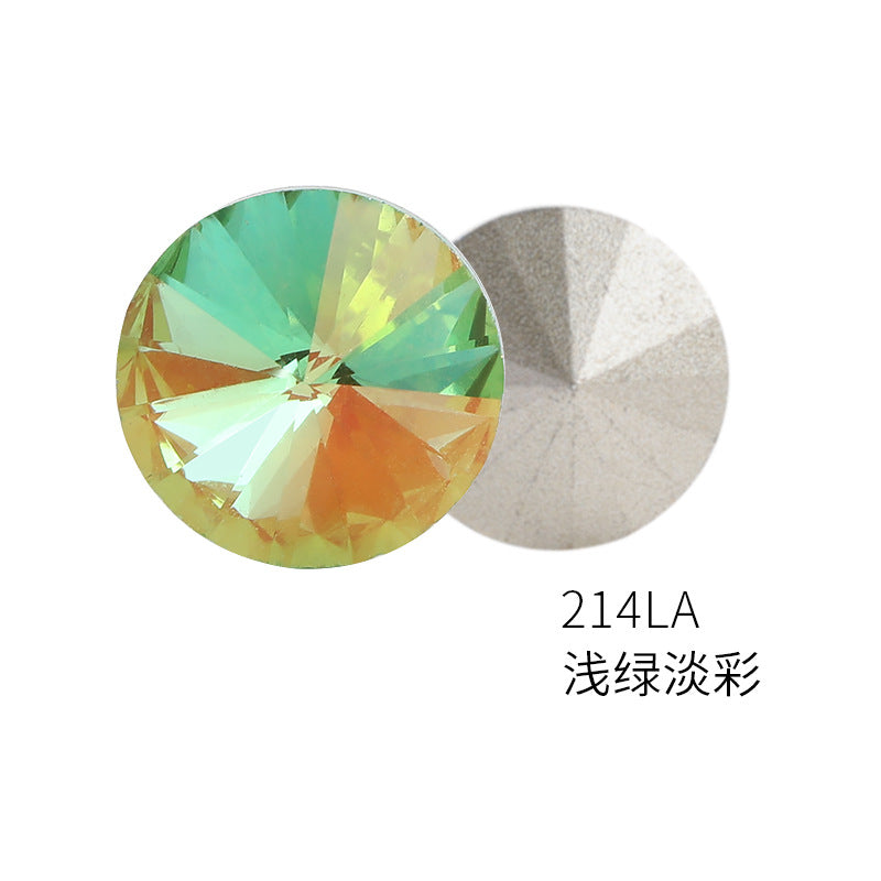Xichuan New Light Color LA Series Satellite Pointed Bottom Glass Rhinestones, Clothing Accessories, DIY Jewelry Diamond Attachment Materials
