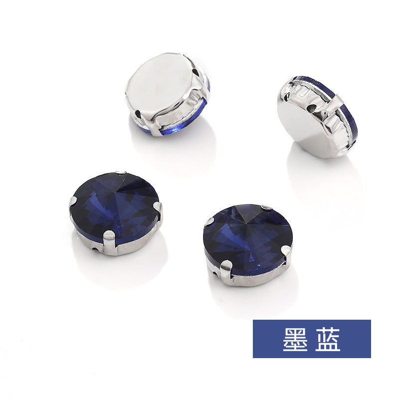 Rivoli Crystal Square Claw Rhinestones - Hand-Sewn Shoe Luggage Clothing Accessories
