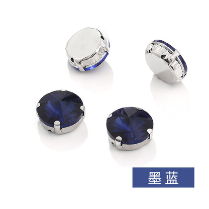 Rivoli Crystal Square Claw Rhinestones - Hand-Sewn Shoe Luggage Clothing Accessories