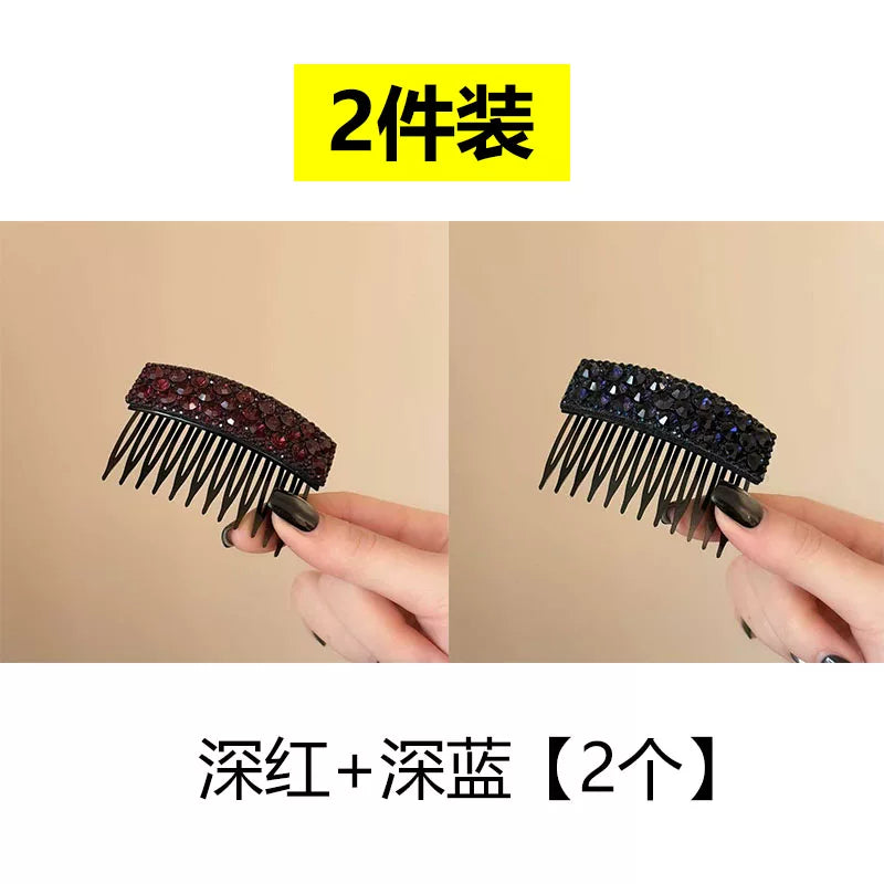 Elegant Diamond Inverted Comb for Women, High-End Rhinestone Hair Comb, Loose Hair Organizer, 2026 New Hair Accessory Hairpin