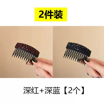 Elegant Diamond Inverted Comb for Women, High-End Rhinestone Hair Comb, Loose Hair Organizer, 2026 New Hair Accessory Hairpin