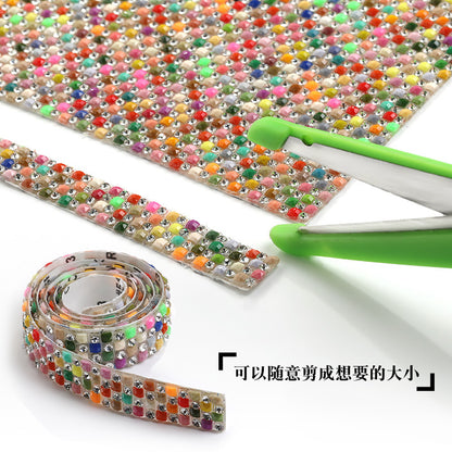 24*40 resin glue mesh, peel-off and instant sticking, DIY crafts, sequin glue, jewelry, accessories, hot melt glue, diamond glue mesh