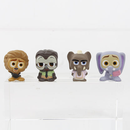 12 Zootopia figures 2nd generation Q version of the Metropolitan Doll Cake Decoration Ornament Model