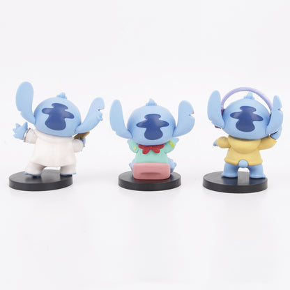 Anime wholesale interstellar baby Stitch happy guitar Stitch doll ornament doll Stitch micro model