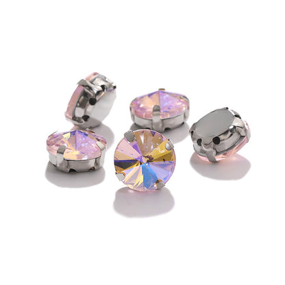 Rivoli Crystal Square Claw Rhinestones - Hand-Sewn Shoe Luggage Clothing Accessories