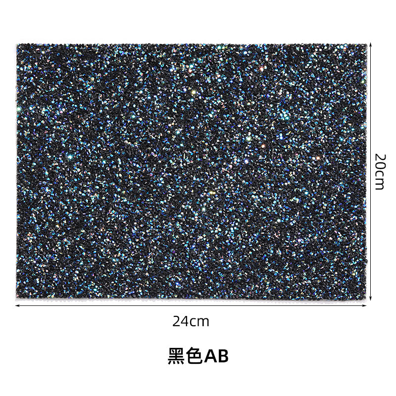 Resin 20*24CM resin drill drill net, water rhinestone glue mesh, peel-off and instant sticking, DIY crafts, sequin glue, jewelry matching