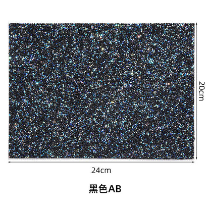 Resin 20*24CM resin drill drill net, water rhinestone glue mesh, peel-off and instant sticking, DIY crafts, sequin glue, jewelry matching
