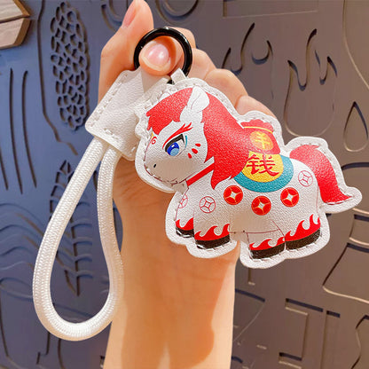 Horse Keychain - Love Pony Mobile Phone Pendant Car Key Chain Student Gift