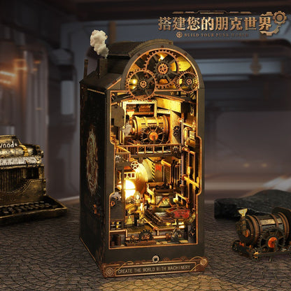 JITT DIY cabin JTSL-19-B mechanical rhythm steampunk style miniature landscape model ornament gift