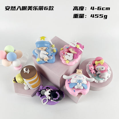 Sleep Peacefully Melody 6 Sanrio Gemini Female Male Merloti Culomi Pudding Dog Ornaments
