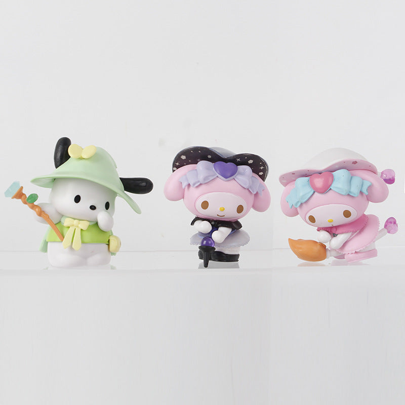Sanrio Magic Story Blind Box Kulomi Melody Handicraft Doll Desktop Ornaments Girls' Day Gifts