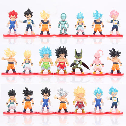 Spot Dragon Ball Figure Monkey King Vegeta Frieza Magic Model Doll Gacha Doll Machine Ornaments