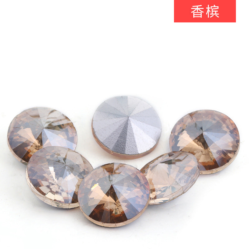 Rivoli Pointed Bottom Diamond Rhinestones - Crystal Phone Case Shoe Jewelry Luggage Clothing Accessories