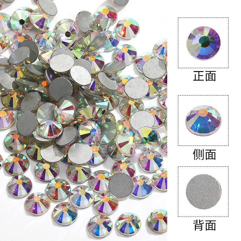 Flat Back Non-Hotfix Rhinestones - Glass Diamond 1440pcs Mobile Phone Case Accessories