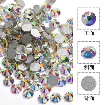 Flat Back Non-Hotfix Rhinestones - Glass Diamond 1440pcs Mobile Phone Case Accessories