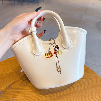 Creative Maillard DIY small drip slip keychain pendant female couple bag beaded mobile phone chain keychain pendant