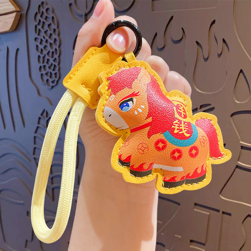 Horse Keychain - Love Pony Mobile Phone Pendant Car Key Chain Student Gift
