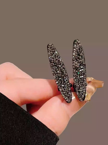 Delicate side clips, headwear, elegant new high-end mini mini rhinestone duckbill clips, broken hairpin and bang clips