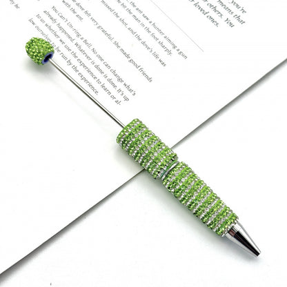 DIY striped full diamond ballpoint pen broken diamond heavy industry beaded ballpoint pen girl's heart cute gift pen spot wholesale