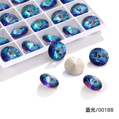 K9 High-End Rhinestone, Satellite, Special-Shaped High-Top Diamond, Wedding Dress, Dress, Crystal Jewelry, Nail Art, Diamond Material, Pointed Bottom Rhinestone