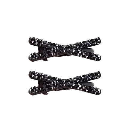 2026 New Super Attractive Side Hair Clip, Small Bangs Hair Clip, Rhinestone Duckbill Clip on the Forehead, Sophisticated Feel