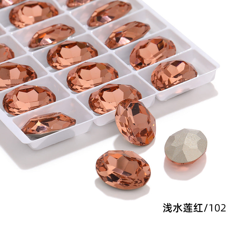 Direct supply of oval, pointed-bottom, special-shaped diamonds, phone cases, diamonds, shoes, bags, clothing, accessories, pointed sole oval diamonds