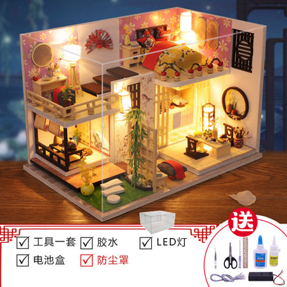 Yangbei DIY cabin making mini princess small house model assembly villa toy creative birthday gift female