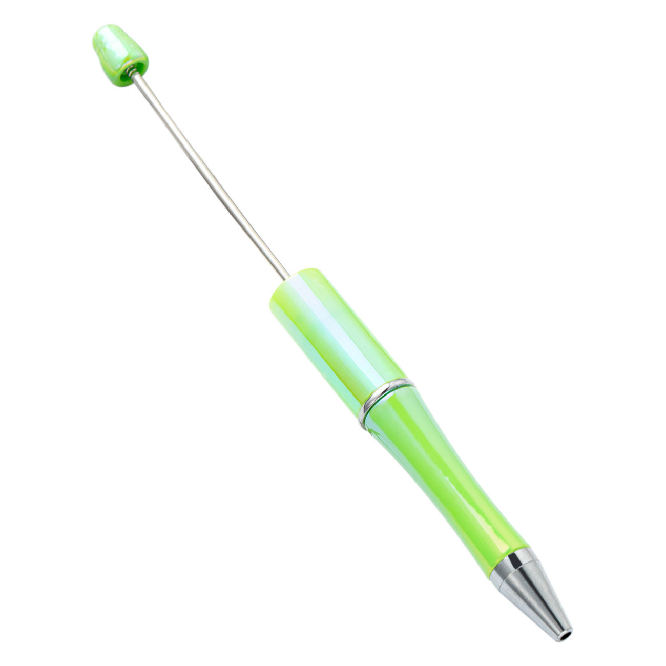 DIY Ballpoint Pen - Wholesale Plastic Printable Logo UV Gradient Beaded Pen