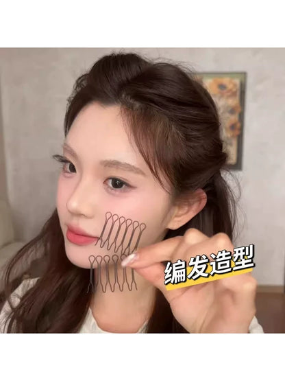 Flat Head Savior Seamless Simple Loose Hair Clip Loose Hair Organizer High Crown Miracle Sweet Girl Invisible Seamless Hair Buckle