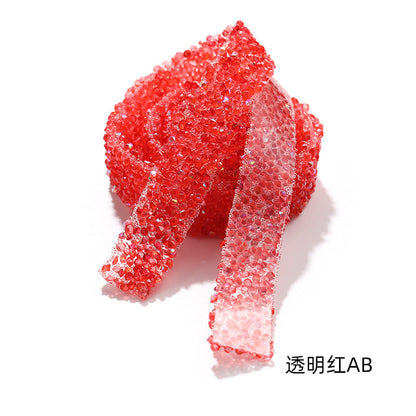 Resin Diamond Rhinestone Strips - Tear-Off Ready-to-Paste Sequins Hot Diamond Shoes Clothing Accessories and DIY crafty