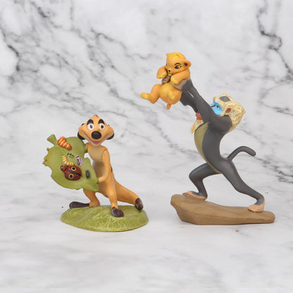 9 Lion King Simba Figure Anime Peripherals Ding Man Peng Peng Model Doll Car Decoration Ornament Toys