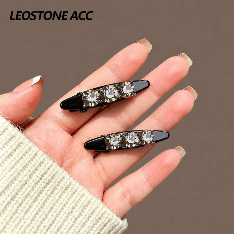 Small bangs clip shredded hairpin side forehead hairpin women's high-end new Korean mini flash diamond hairpin