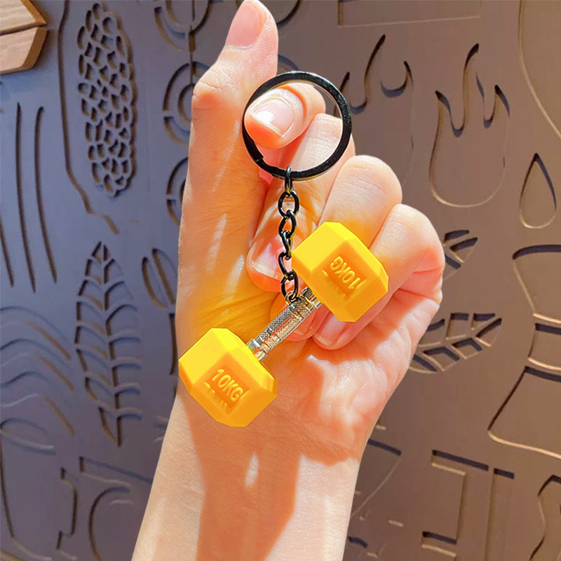 Creative Mini Gym Equipment Collection: Bag Hanging Accessories, Premium Keychains, Accessories, Accessories, Accessories, Small Gift Pendants