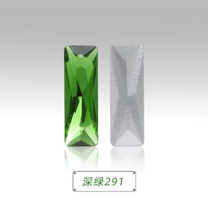 Spot wholesale Rectangular culet, special-shaped, crystal glass diamonds, mobile phone cases, perfume seats, bags and other DIY sticker drills