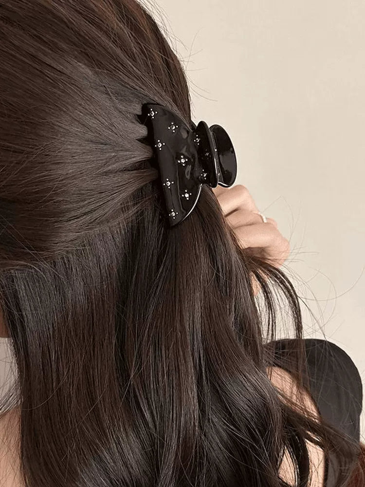 Korean Style Half-Up Small Claw Clip for Women, High-End 2026 New Shark Hair Clip at the Back of the Head, Small Volume Hair Clip, Ponytail Clip