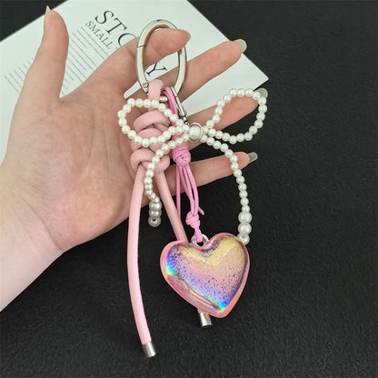 DIY Hand Woven Carabiner Bag Pendant Keychain