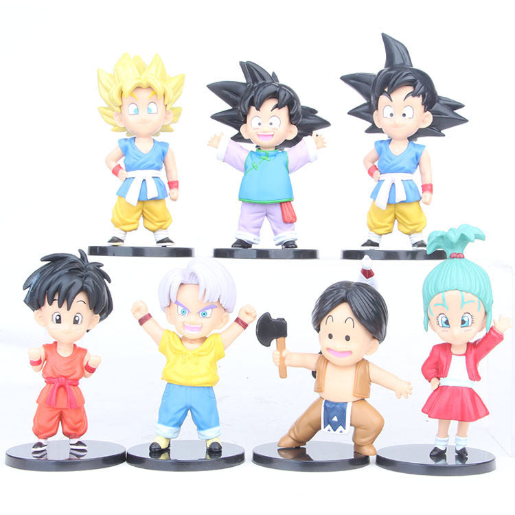 Spot Dragon Ball Figure Monkey King Vegeta Frieza Magic Model Doll Gacha Doll Machine Ornaments