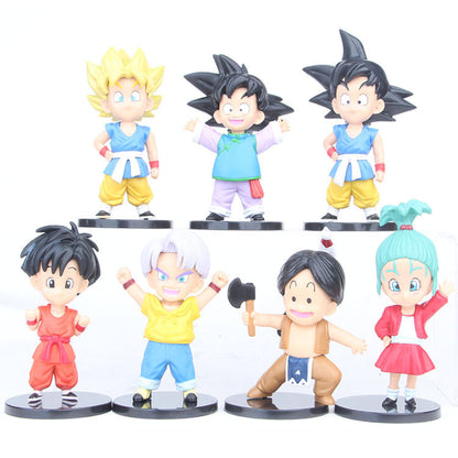 Spot Dragon Ball Figure Monkey King Vegeta Frieza Magic Model Doll Gacha Doll Machine Ornaments