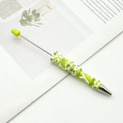DIY cream hand-painted ballpoint pen hand-painted oil ballpoint pen macaron cream spinning cute pen spot wholesale