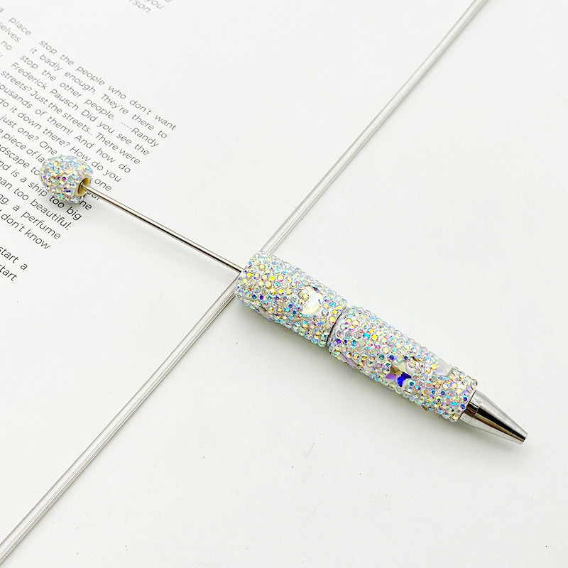 Star Moon Full Diamond Ballpoint Pen Creative DIY Beadable Handmade Diamond Ballpoint Pen Manufacturer Gift Pen Wholesale