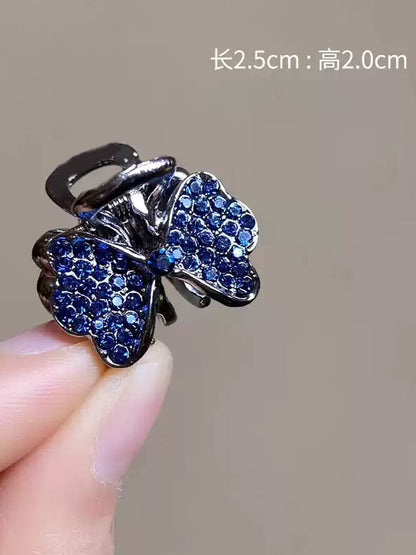 High-end flash diamond metal hair clip, small grab clip for women, bangs clip, side forehead hair clip, Korean headpiece clip, secure hair