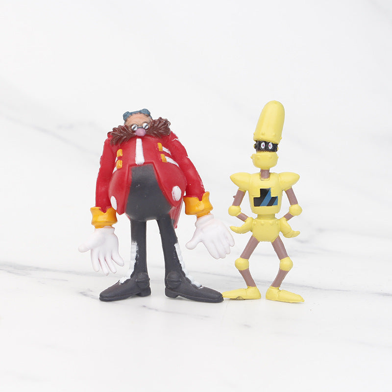 New Flying Sonic Handicraft Toys Tone Mouse Ornaments Cake Decorations Hedgehog Claw Machine Hot