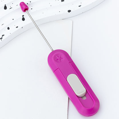 Creative DIY beaded cutter  convenient for unboxing artifact utility knife handmade paper cutting  wholesale