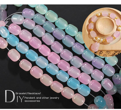 DIY Two-Color Date Bead - Handmade Loose Beads Bracelet Necklace Jewelry Accessories
