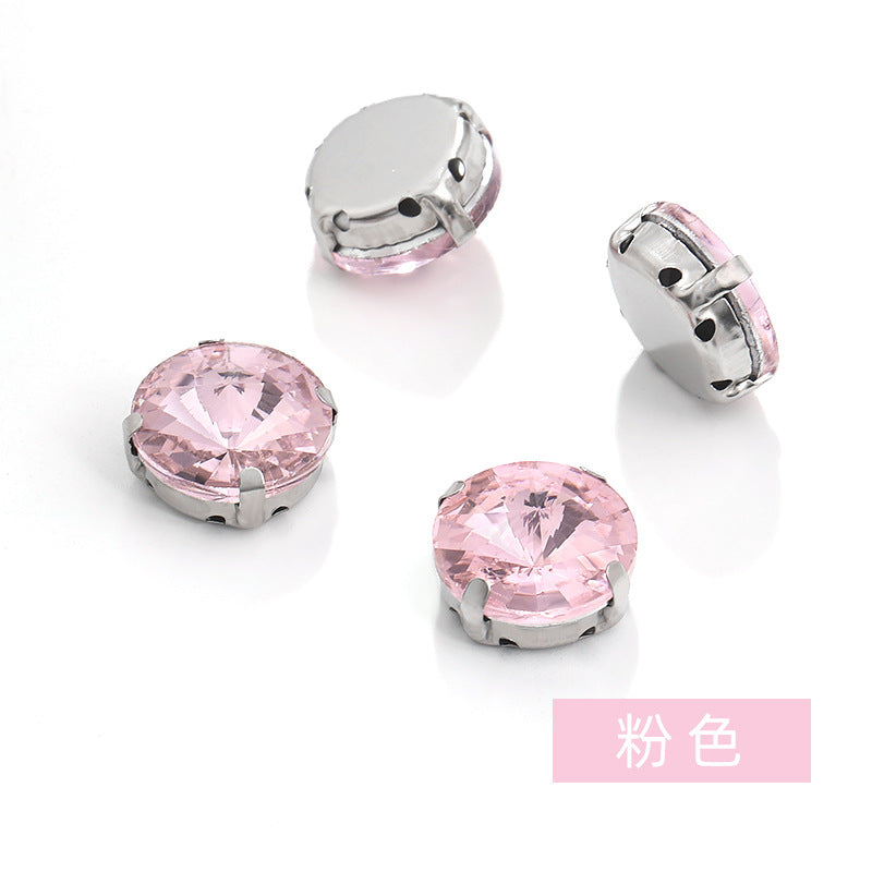 Rivoli Crystal Square Claw Rhinestones - Hand-Sewn Shoe Luggage Clothing Accessories