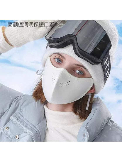 Warm mask, windproof and cold-resistant, 2026 new women's high aesthetic value autumn/winter warm mask, multi-purpose Northeast anti-freeze face