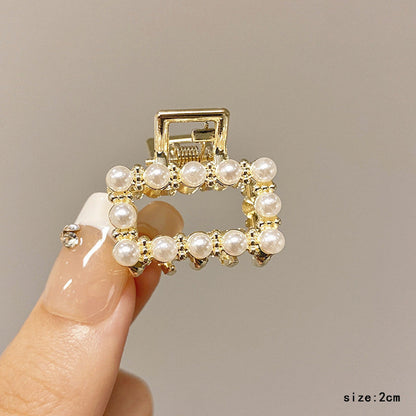 High-end flash diamond metal hair clip, small grab clip for women, bangs clip, side forehead hair clip, Korean headpiece clip, secure hair