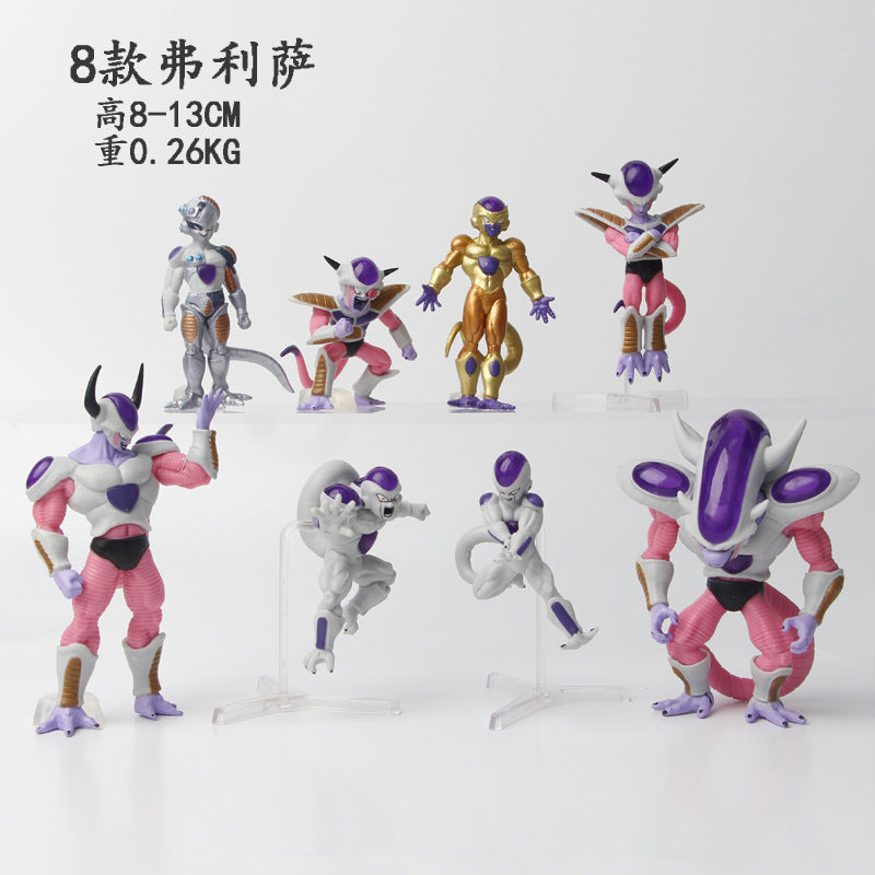 Dragon Ball 8 full-form Frieza figurines Biksharubou Ofrieza Broli figurines